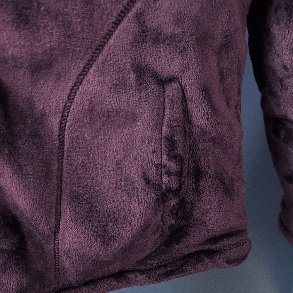 Weatherproof Purple and Cream Puffer Jacket with Sherpa Lining - Picture 4 of 6